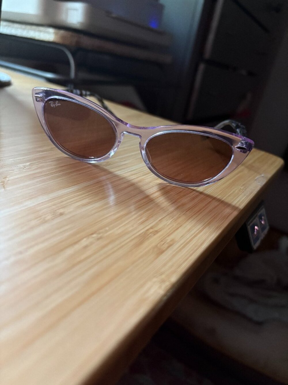 Ray-Ban Nina Sunglasses - Lavender Crystal (RARE)